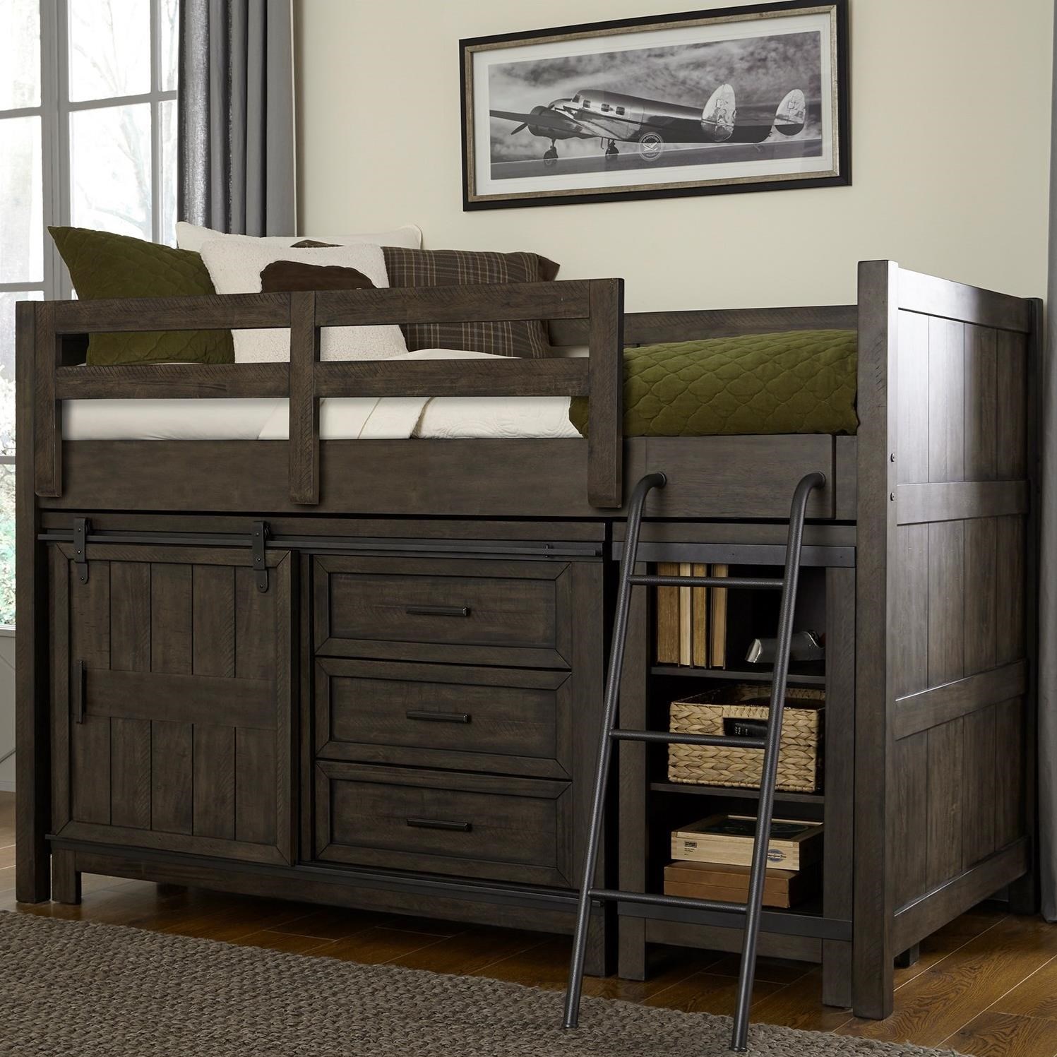 Full loft bed with dresser outlet